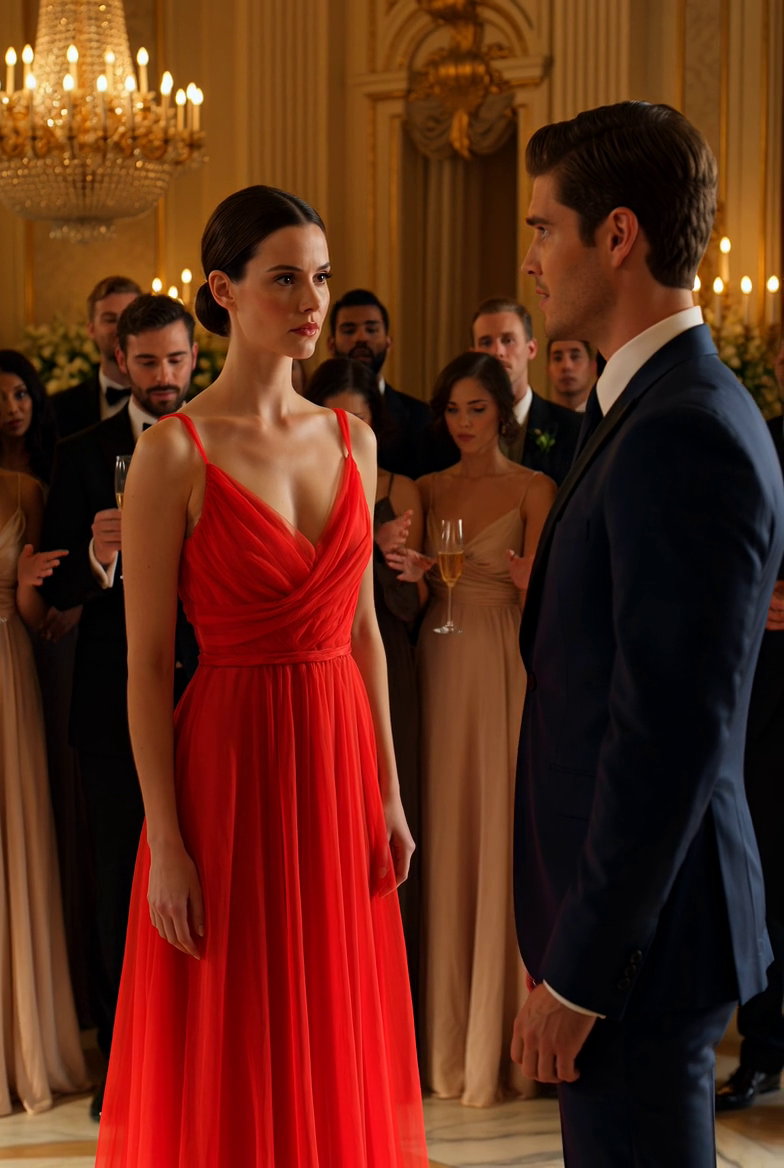 He Mocked a Waitress, Then Her Red Gown Exposed the Truth