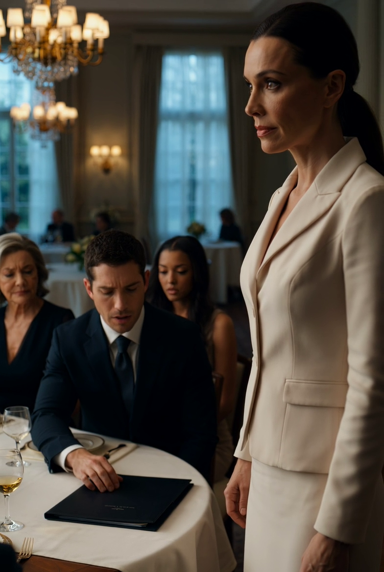 He Mocked Her at Dinner—Then Opened the Folder She Left
